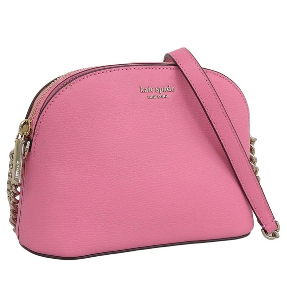 kate spade Handbags - Kate Spade Cameron's pink dome crossbody pebbled leather handbag